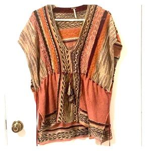 Free people poncho s/p